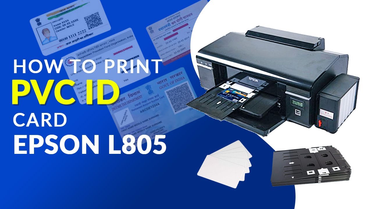 Epson L805 Id Card Printing Software